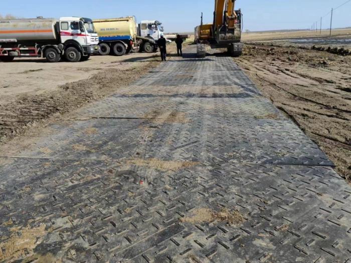 新型聚合物覆工板道路板 HDPE聚乙烯鋪路板